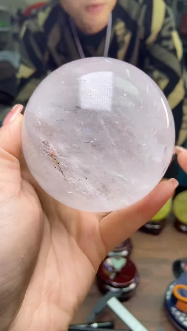【闪购商品】水晶白球8.2±/715未镶嵌【】