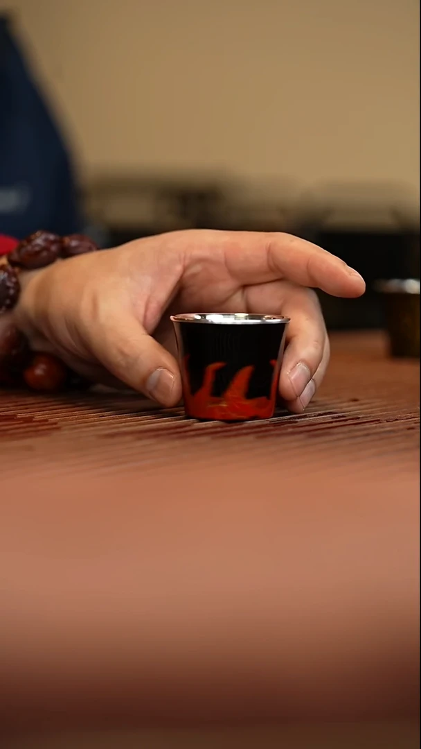 非遗手工艺大漆手工杯