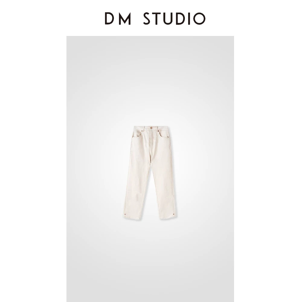 【DM】九分马吉拉 | 四面弹九分牛仔裤高腰铅笔裤 #990085