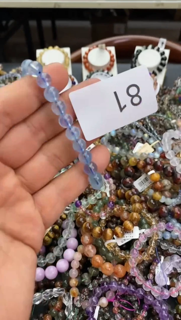 未镶嵌手链海蓝宝石手链