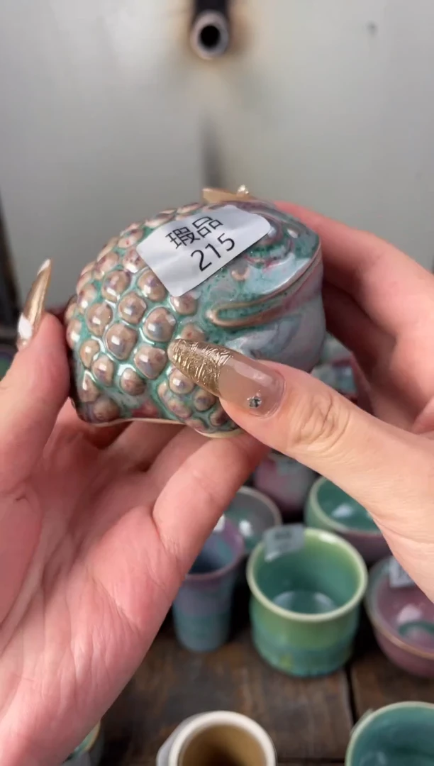 【闪购商品】摆件钧瓷手工茶器窑变