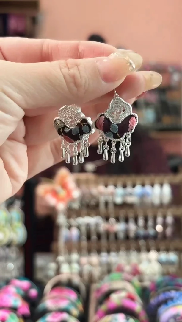 织绣艺枝独绣手工饰品54