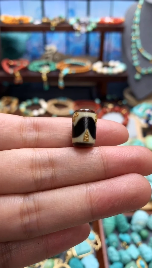 18K金镶嵌颈饰玛瑙/玉髓配件