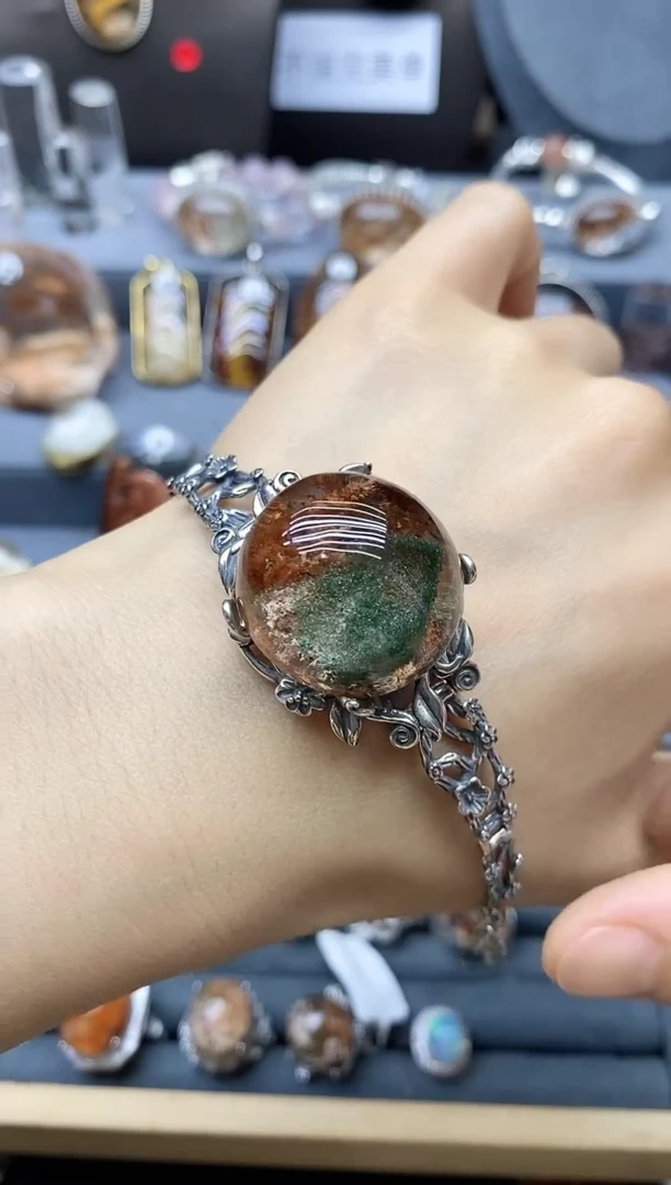 手链银S925镶嵌水晶水晶水晶