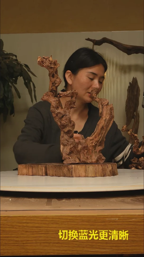 木茗***庄根雕摆件类050