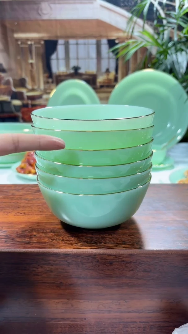 【闪购商品】...5.5英寸玉瓷碗6个口径13.8厘米