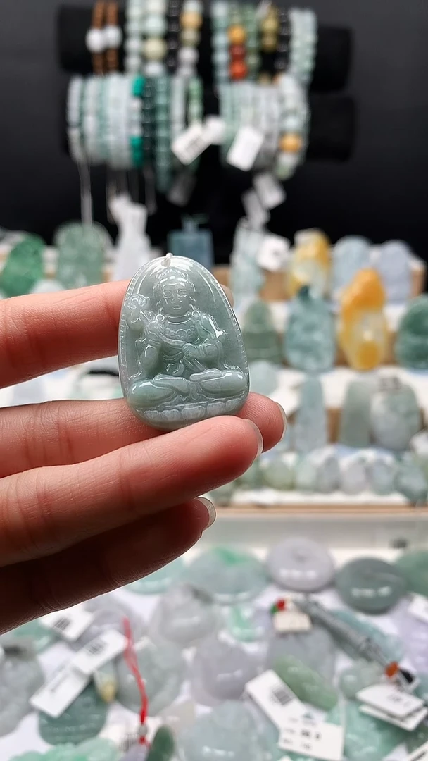 吊坠(不含链)未镶嵌翡翠6   大势至菩萨吊坠（马）