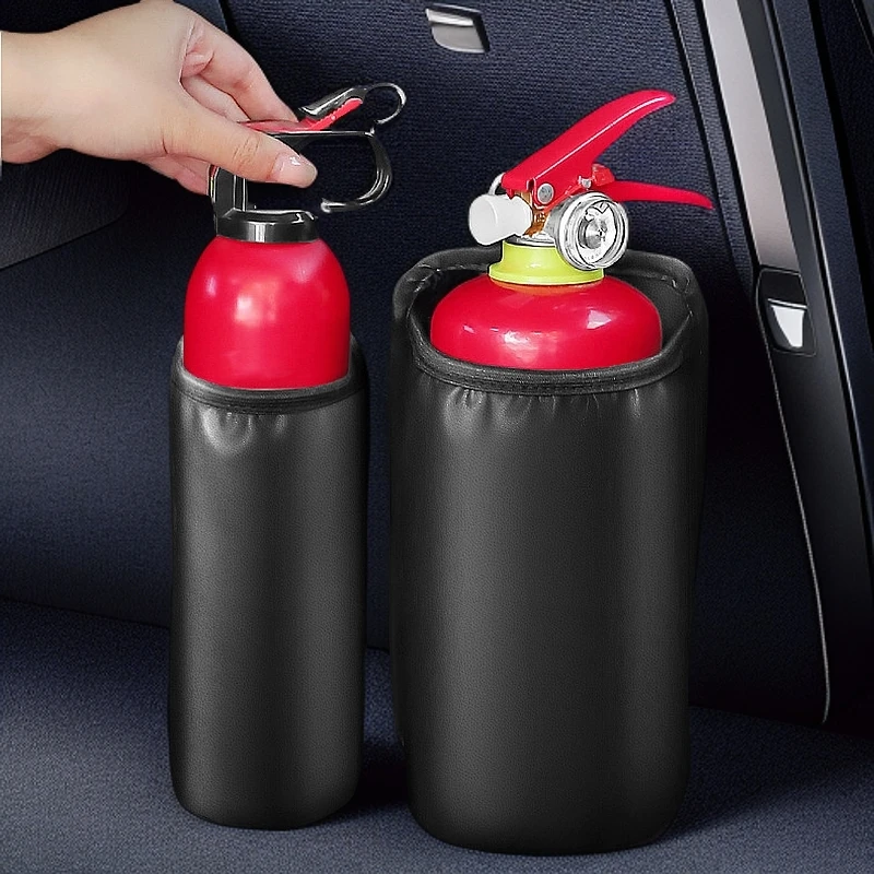 灭火器固定收纳挂袋后备箱雨伞小型收纳置物兜车用品小鹏星途汽车