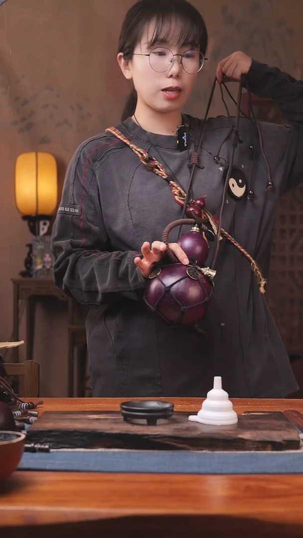 1375号链接精品大漆葫芦防腐防渗装水茶酒