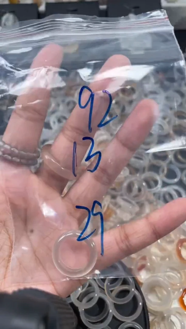 玛瑙/玉髓戒指未镶嵌92