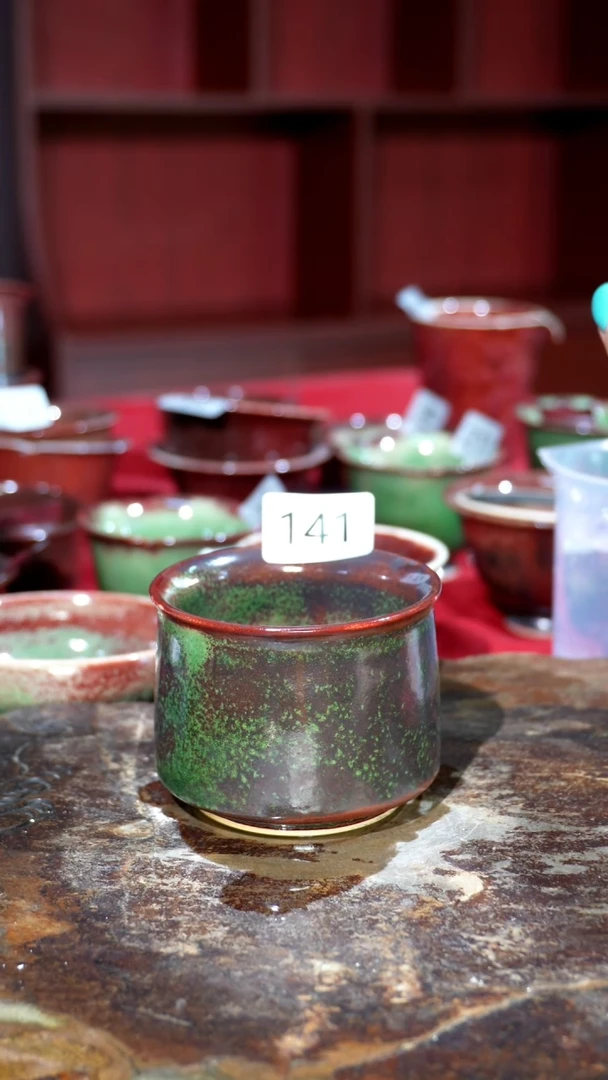 摆件精品窑变钧瓷茶器