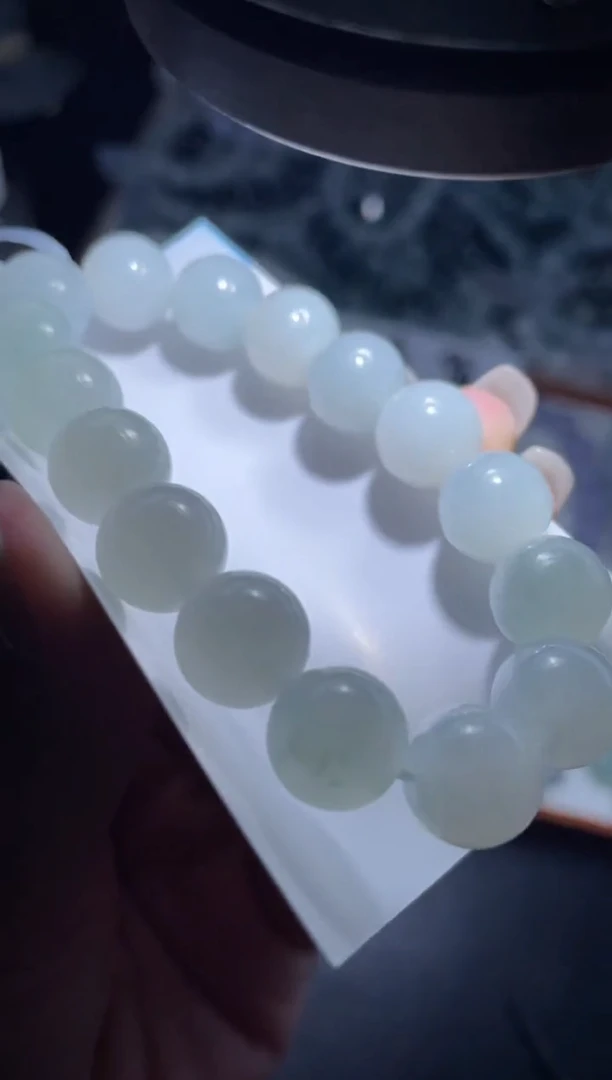 【闪购商品】定制翡翠未镶嵌天然缅甸A货翡翠手串5尺寸12左右