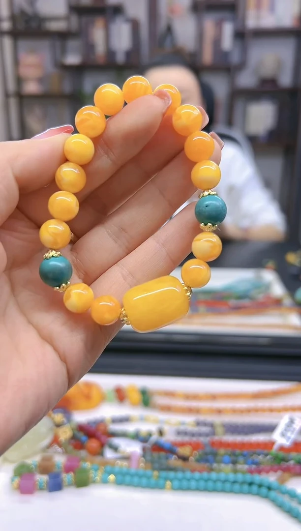 【闪购商品】蜜蜡手链未镶嵌DIY款S253