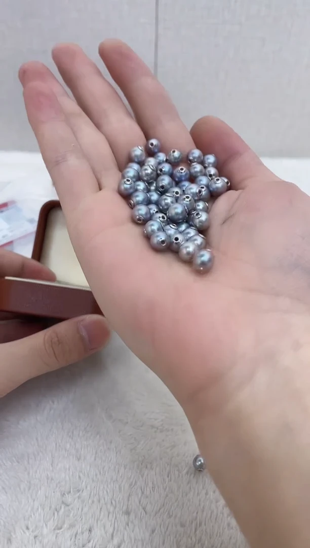 海水珍珠银S925镶嵌颈饰