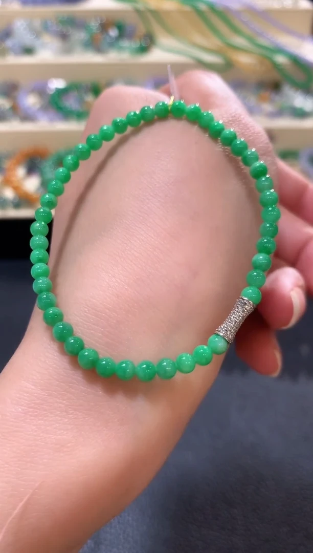 未镶嵌手串翡翠z49