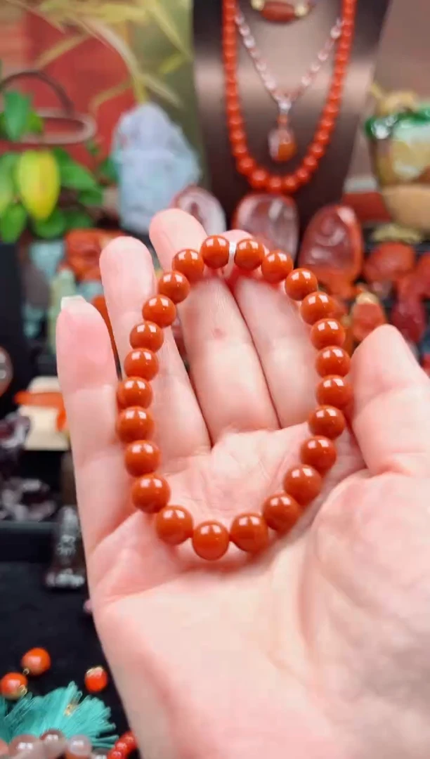 未镶嵌手链南红玛瑙手串（定向煜坤
