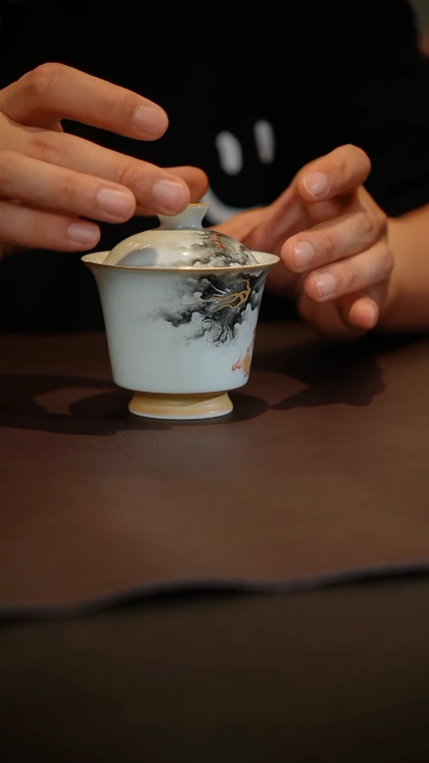 21-1墨龙卷足马蹄两才（观熹陶瓷）