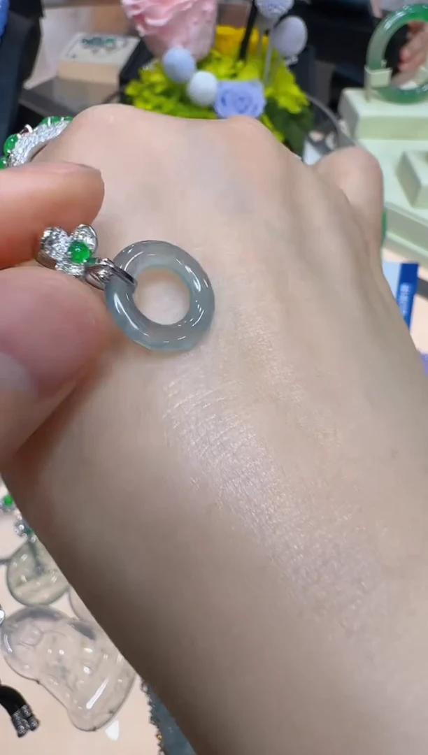 翡翠银S925镶嵌吊坠(不含链)多样性团购发一件