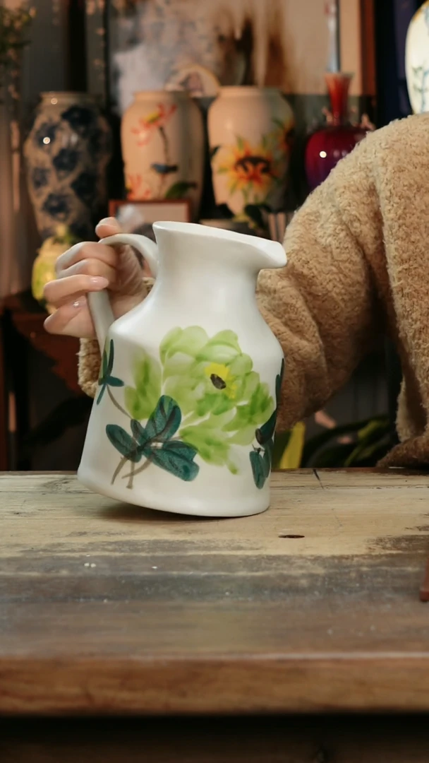 【闪购商品】瓷片景德镇纯手工釉下彩精品花瓶