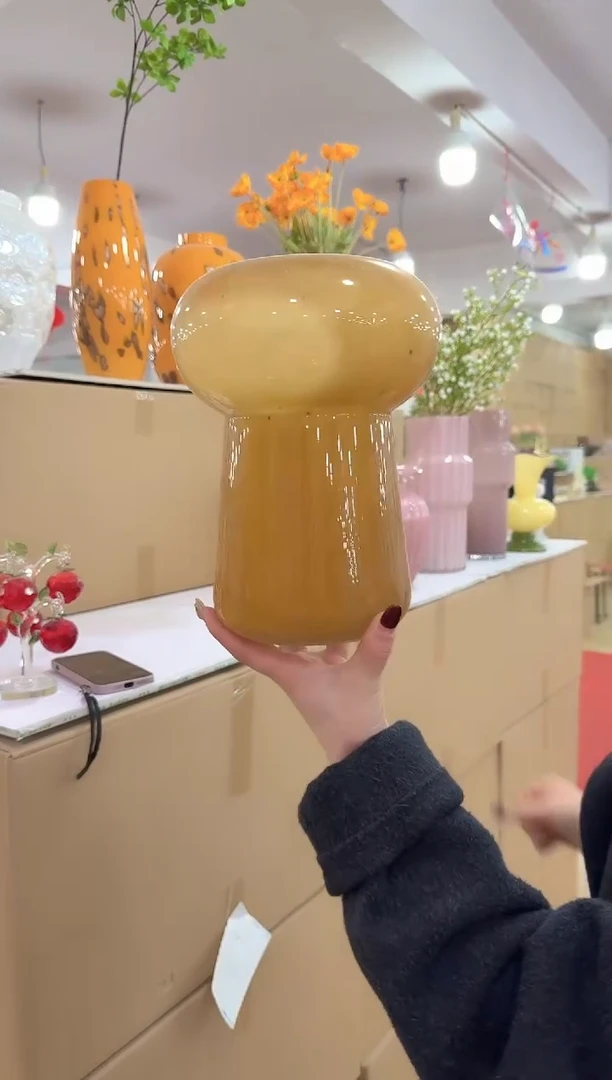 【闪购商品】无铅玻璃美全花器-k-早14