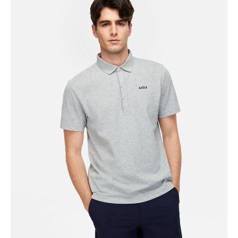 【春夏新品】AIGLE艾高DFT速干排汗防晒凉感短袖POLO衫男BN24