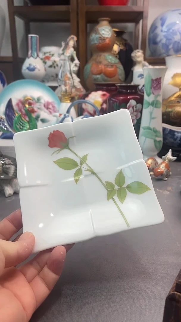 瓷片香兰社方盘一一