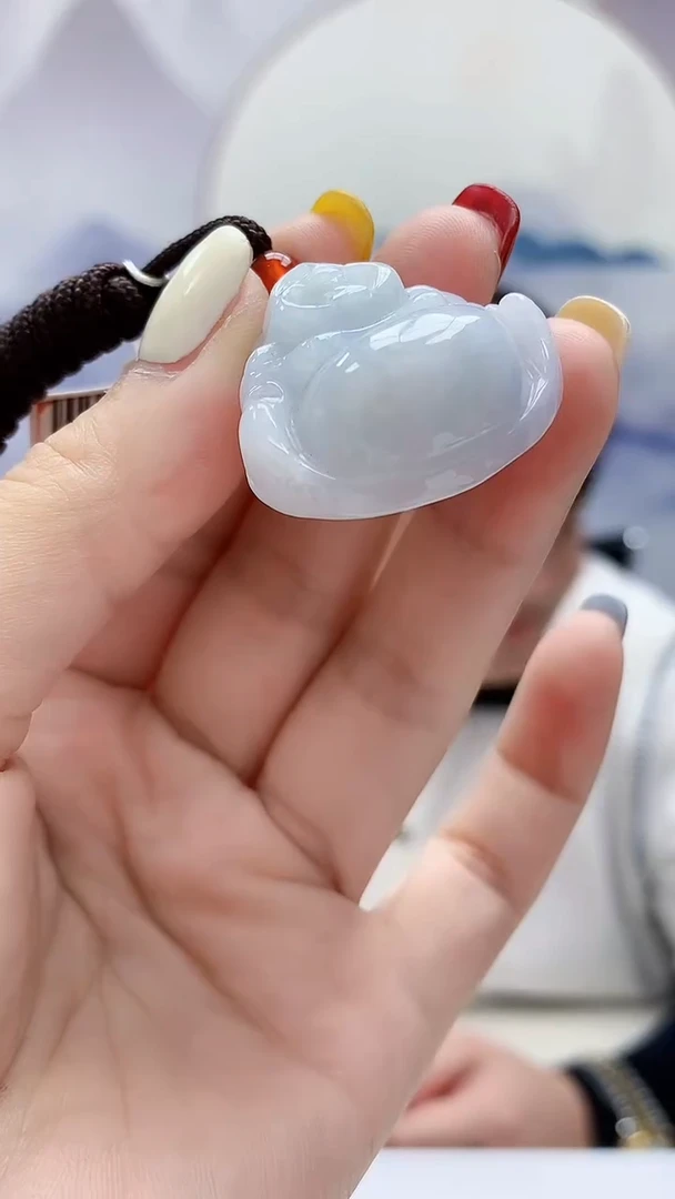 翡翠未镶嵌颈饰5060lr-jj挂件54