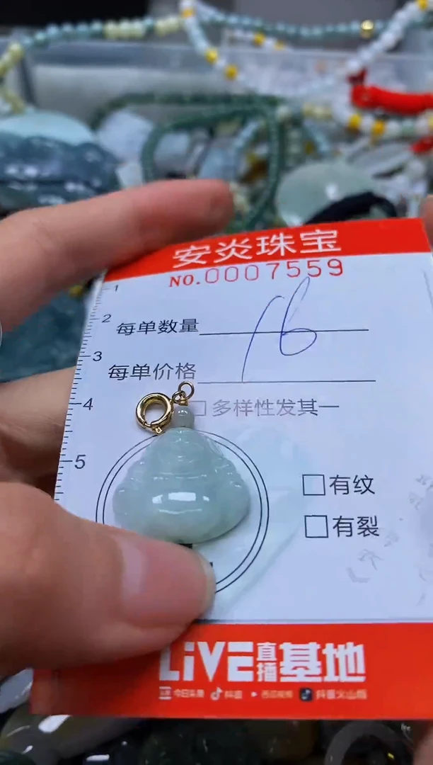 颈饰未镶嵌翡翠闪购0007559