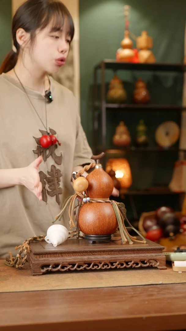 101号精品天然大漆酒葫芦一物一拍~