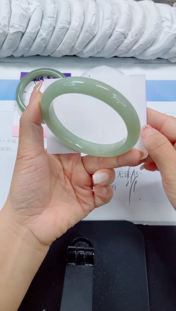 未镶嵌手镯石英质玉59-65