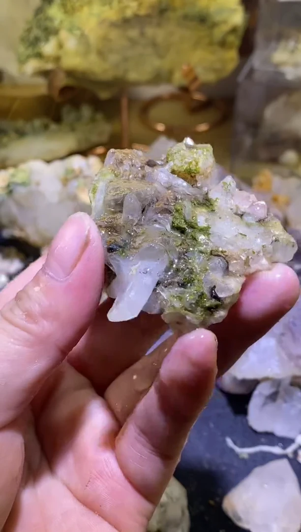 未镶嵌珠宝半成品水晶91号四川美姑超七花园水晶