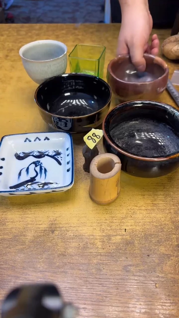 瓷器瓷器瑕疵脏旧88磕了八件