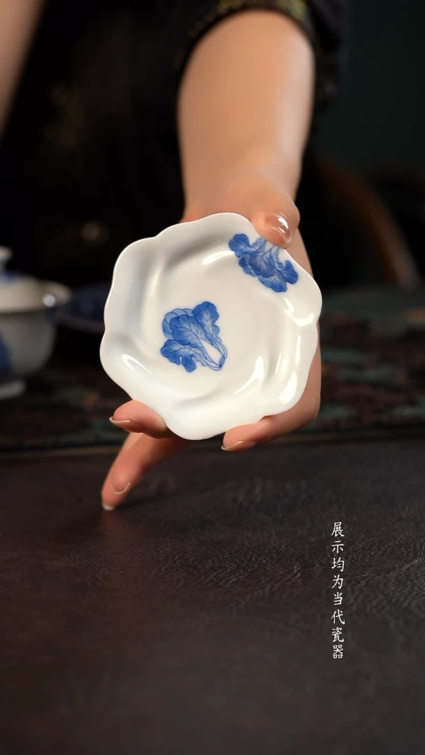 聚澜堂白菜花朵杯垫