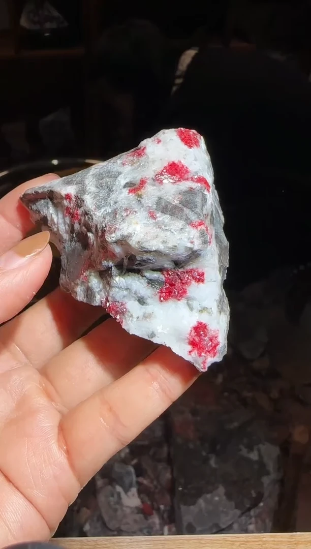 天然辰砂朱砂毛料13