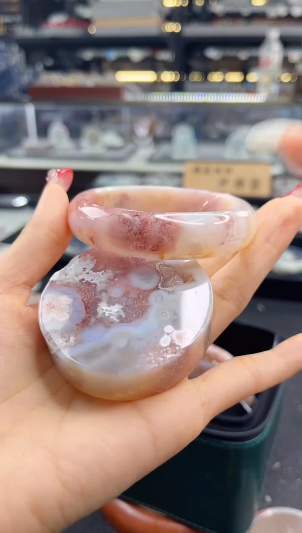 未镶嵌手镯石英质玉57-58圈口 （赠品镯心）3751746