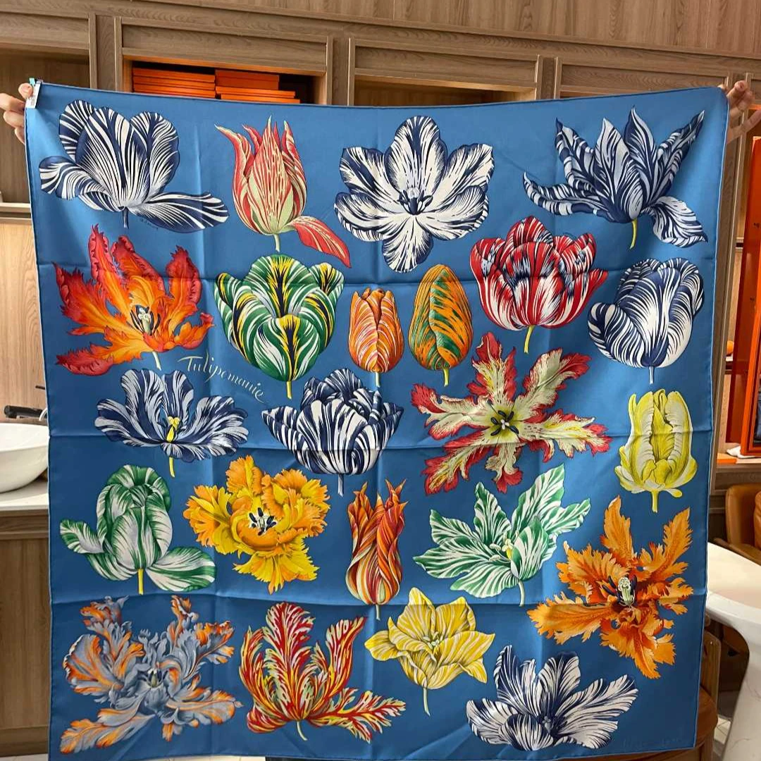 全新未使用 Hermes/爱马仕 90丝巾