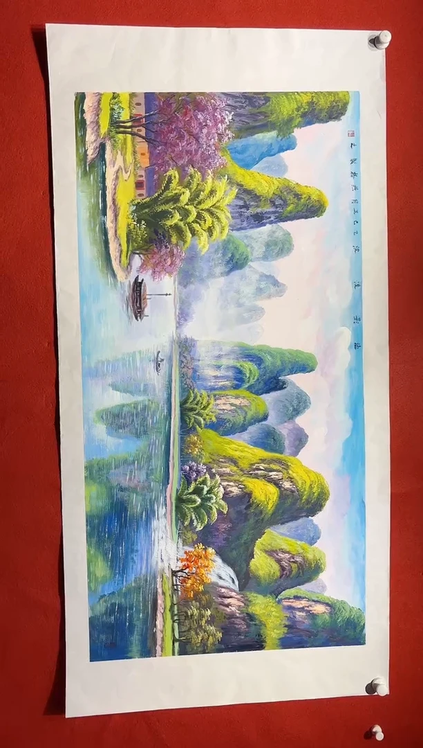 国画秦燕格国画手绘作品Y45