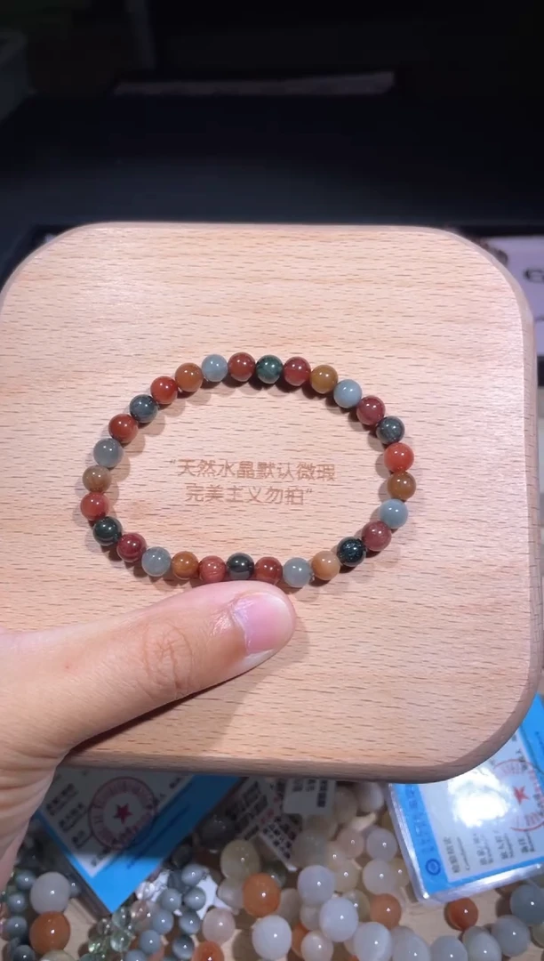 水晶手链未镶嵌5号5条多样性发货一Y 6+