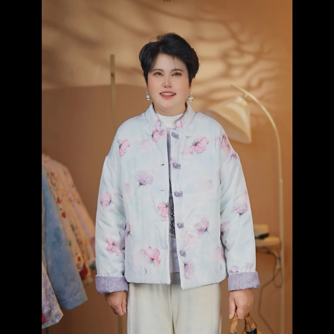 2025年新款中国风双面双穿袄新中式长袖厚款保暖棉服-18