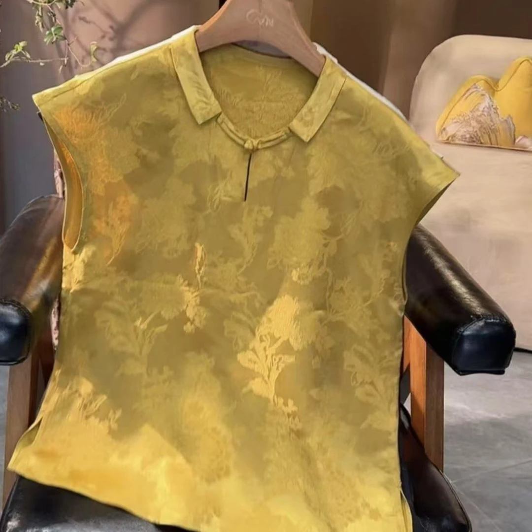 真丝丝绒包肩净版短袖（升级面料）