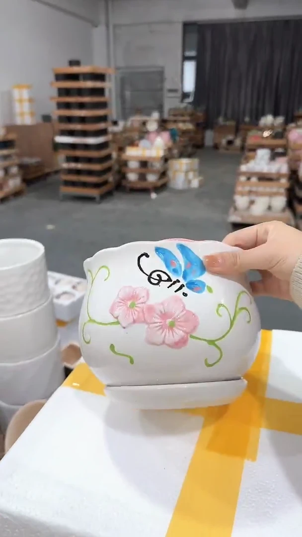 高温陶瓷花盆+E18