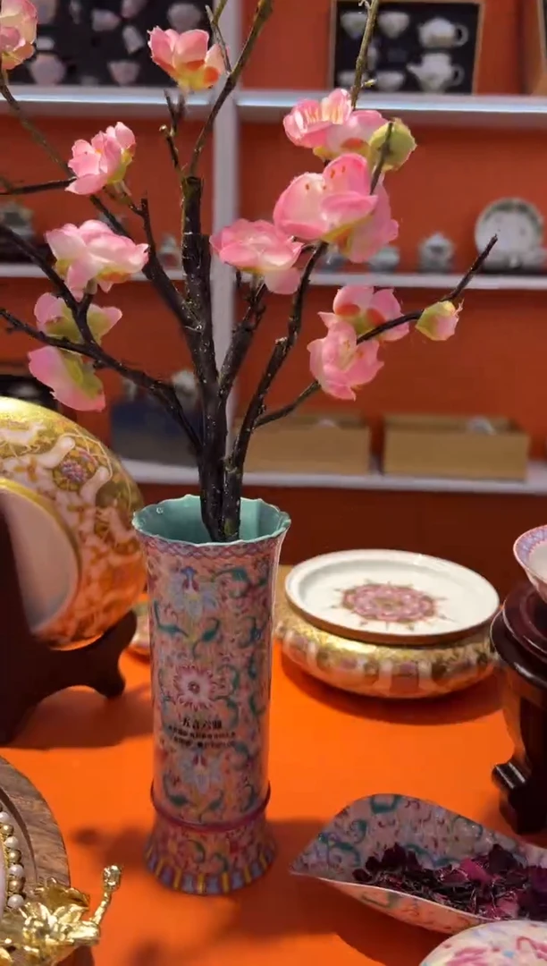 瓷片花开系列 花瓶