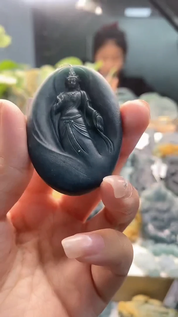 定制翡翠未镶嵌翡翠毛货不退不换6.3