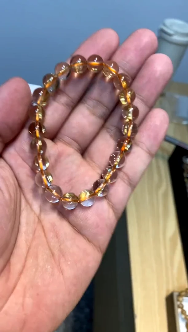 【闪购商品】水晶098-未镶嵌钛金玻璃体8.8mm