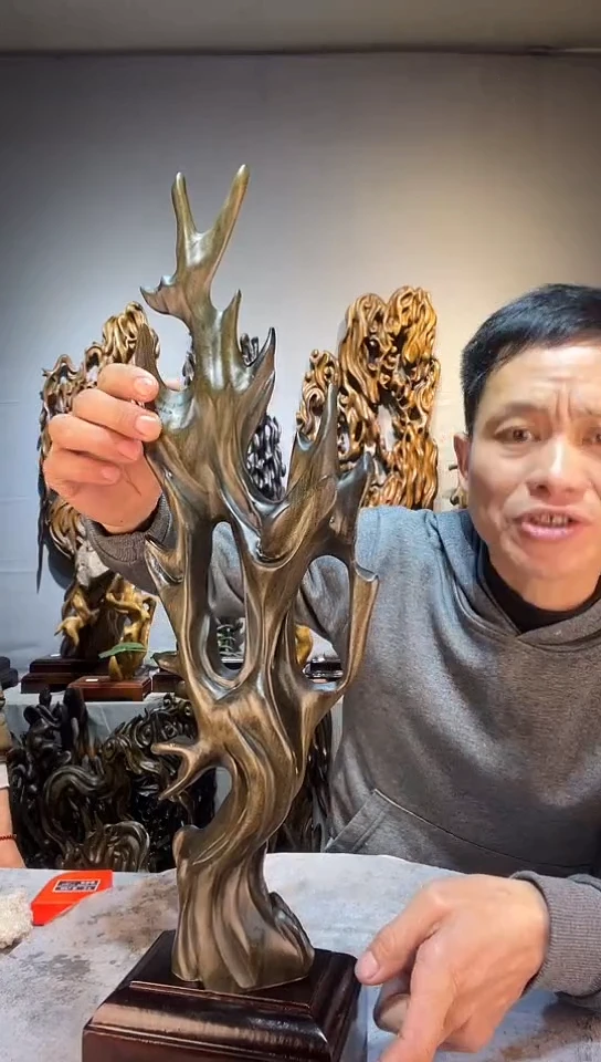 【闪购商品】金丝楠金丝楠小叶桢楠随行摆件22