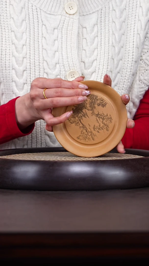 【闪购商品】紫砂茶壶十竹斋15-03 紫砂茶盘