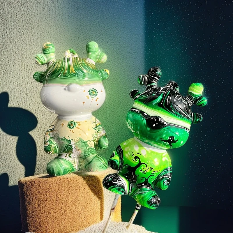 【ABS材质】奶龙、墩墩流体熊DIY钥匙扣潮玩摆件