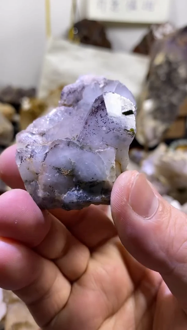 未镶嵌珠宝半成品水晶85号四川超七花园水晶