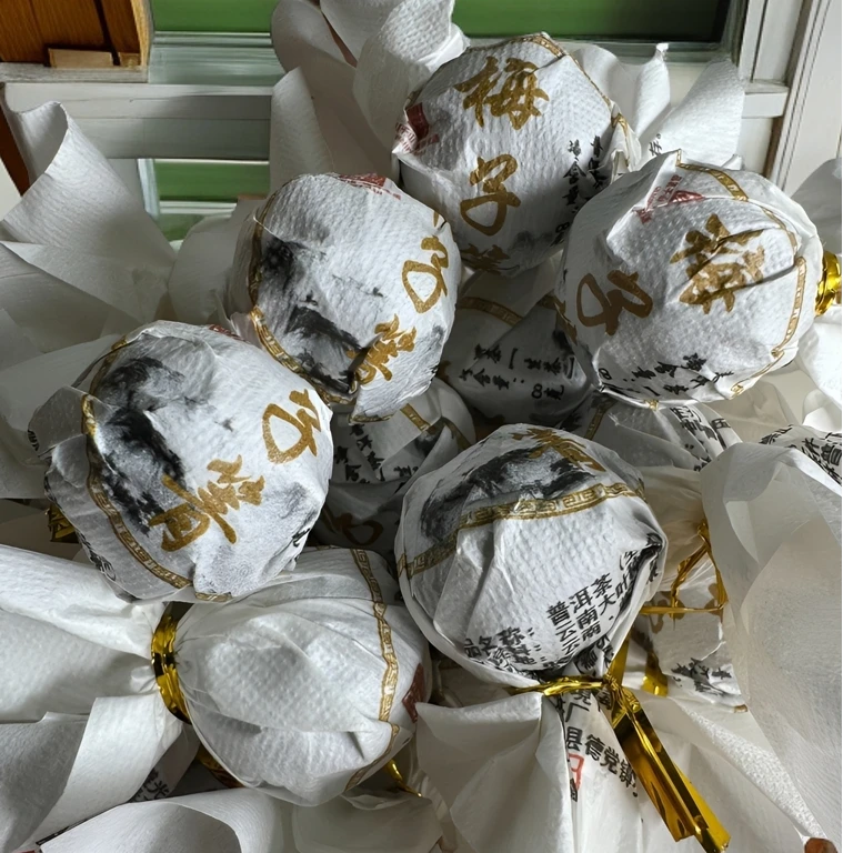 【梅子箐.龙珠】2024年/普洱茶头春头采蜜香