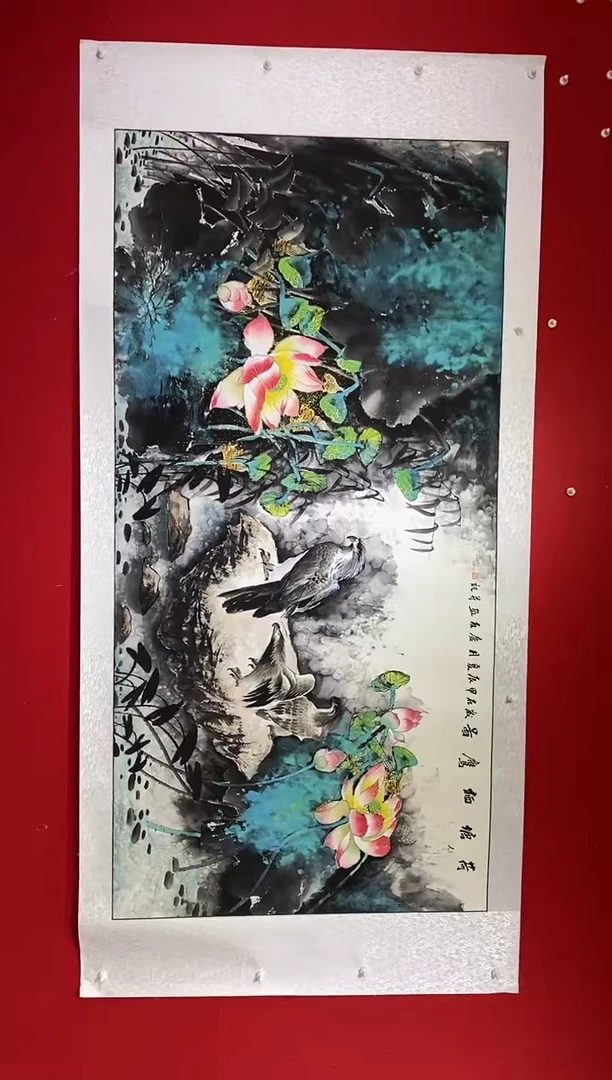 国画少***光国画LQY杰李庆友老师作品